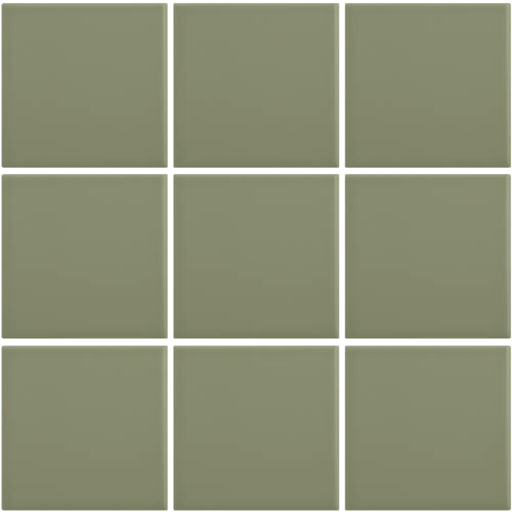 Azulejo 10x10 Antideslizante C3 Color Verde Oliva