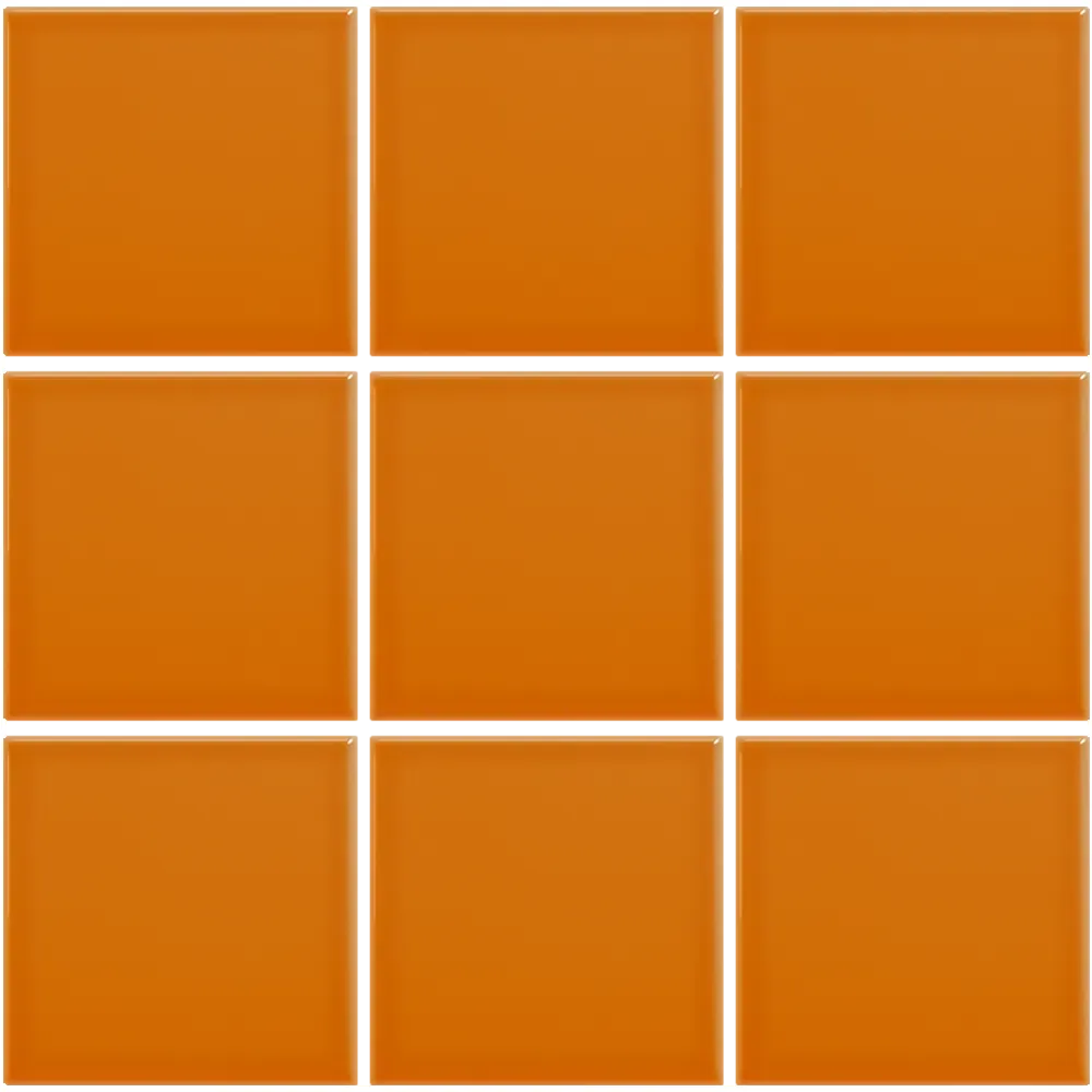 Azulejos naranja · 10×10 Liso
