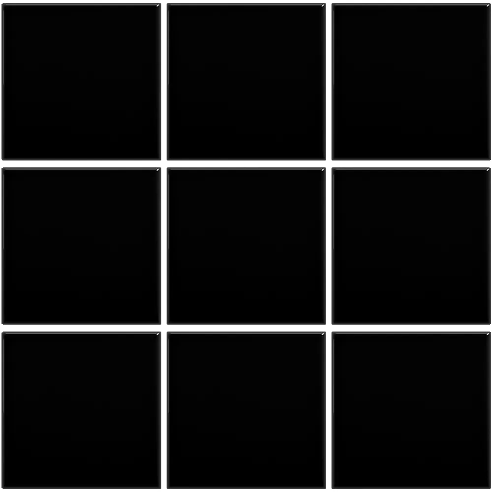Azulejos negros · 10×10 Liso