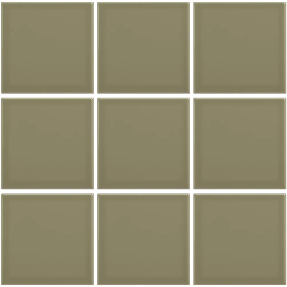 Azulejo 10x10 Liso Brillo Color Verde