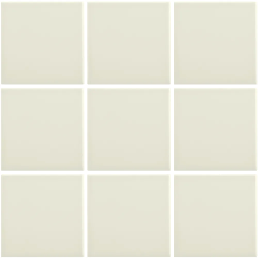 Azulejo 10x10 Liso Mate Color Mantequilla