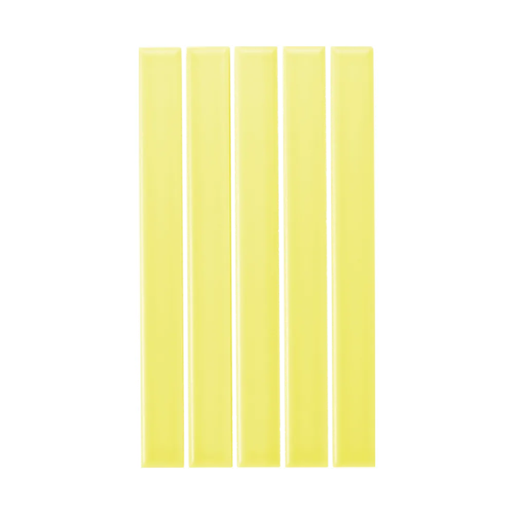 Azulejo 11x20 Ada Plana Mate Color Amarillo Limón