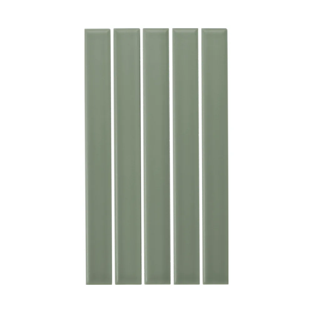 Azulejo 11x20 Ada Plana Mate Color Verde Caqui