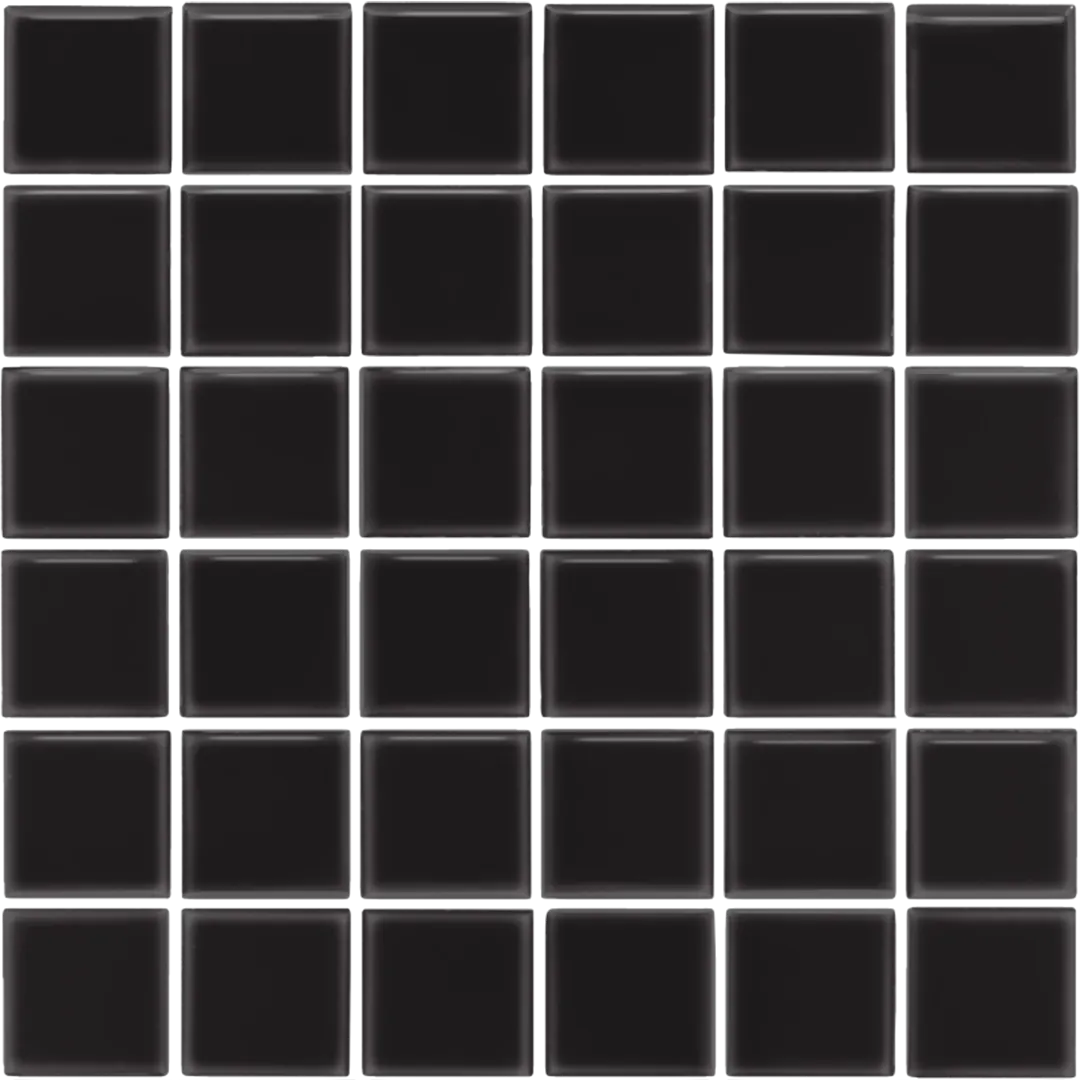 Azulejo 30x30 Mosaico Brillo Color Gris Oscuro