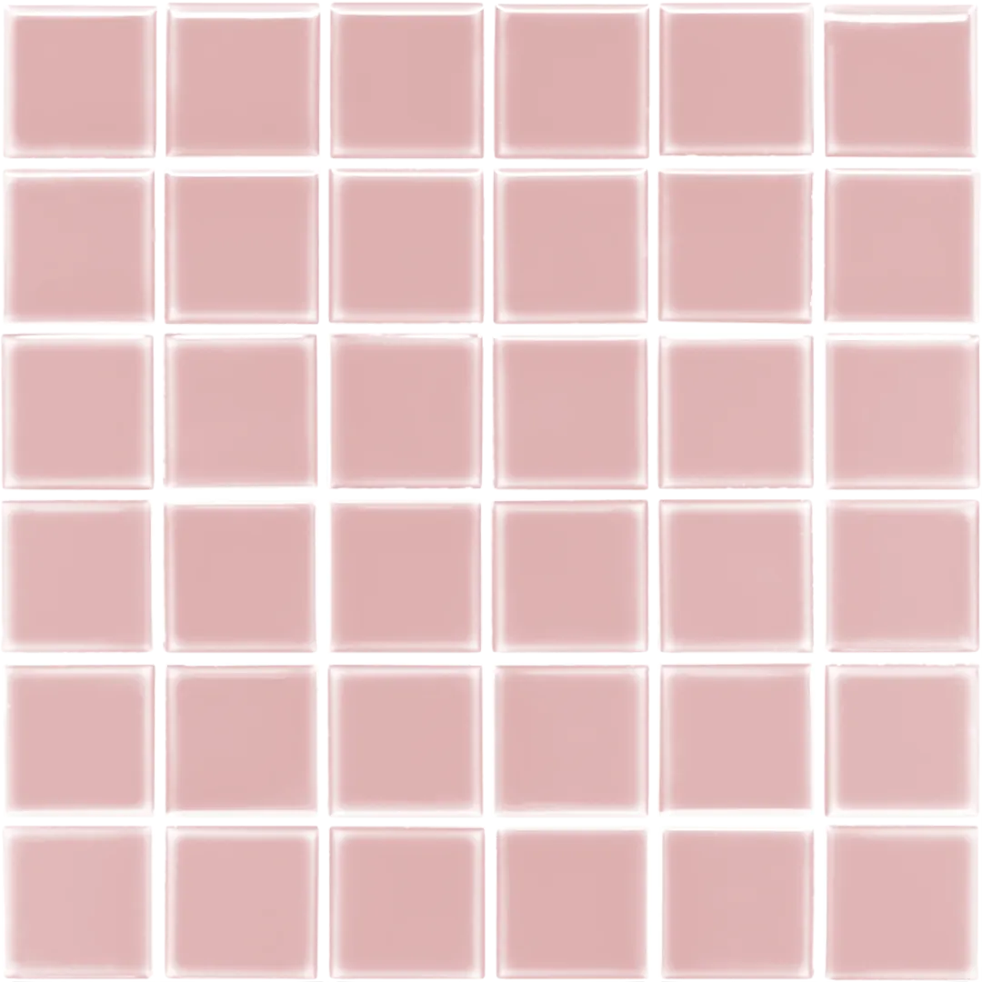 Azulejo 30x30 Mosaico Brillo Color Rosa