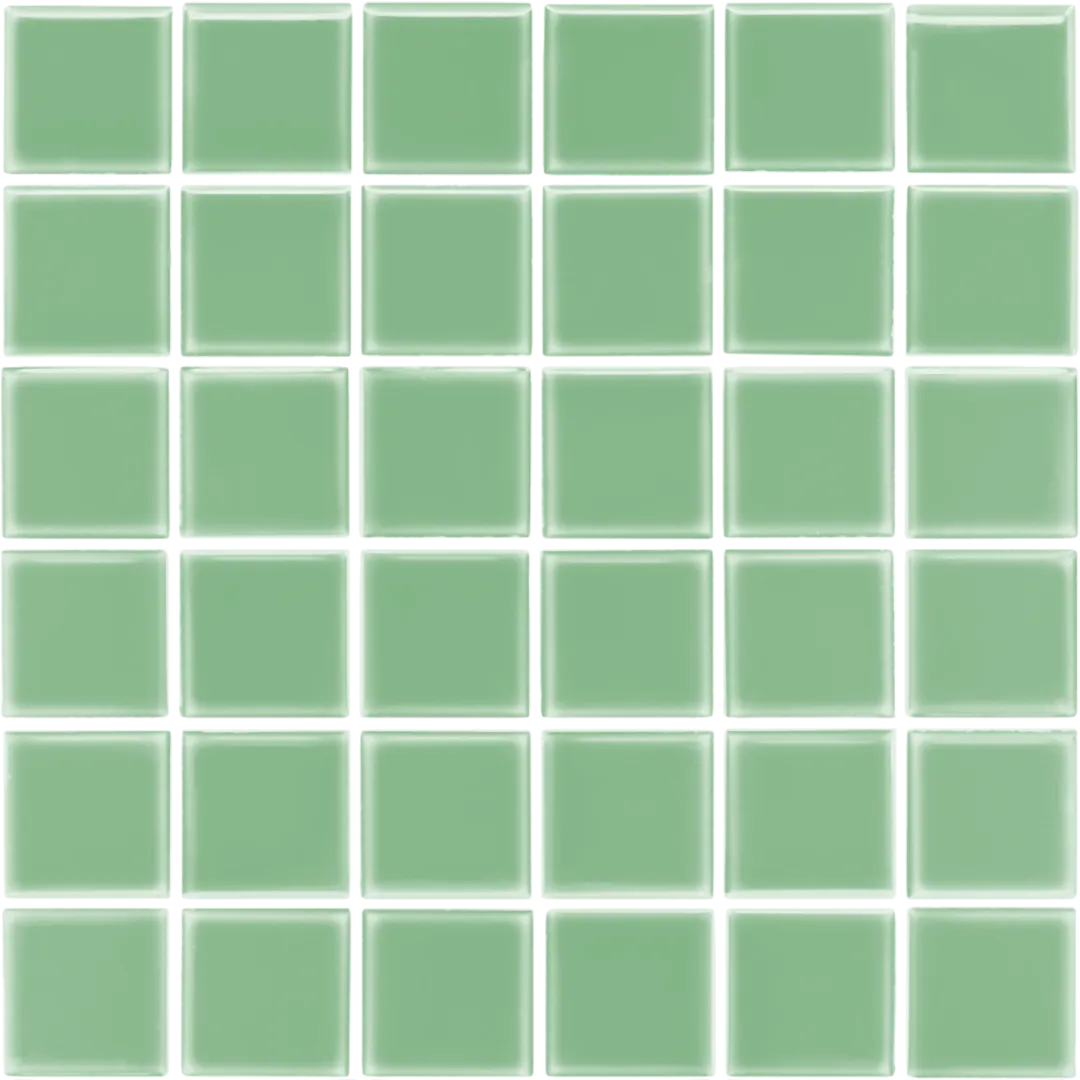 Azulejo 30x30 Mosaico Brillo Color Verde Claro