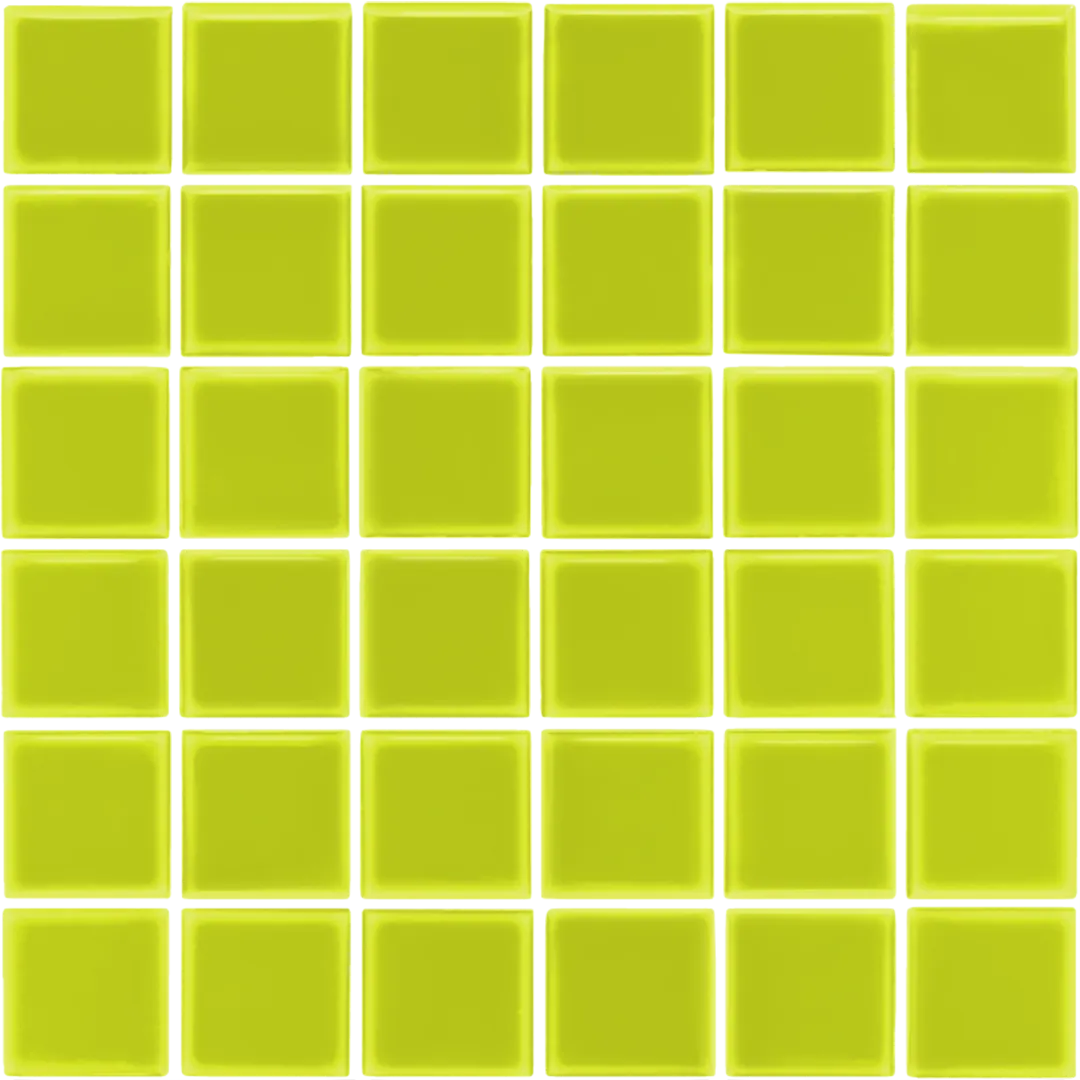 Azulejo 30x30 Mosaico Brillo Color Verde Pistacho
