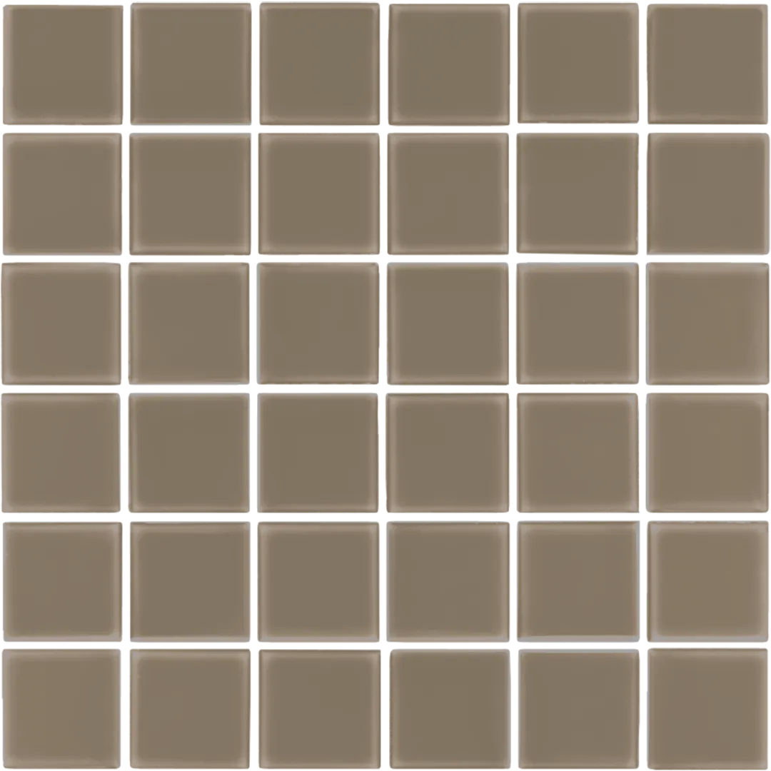 Azulejo 30x30 Mosaico Mate Color Marrón Piedra
