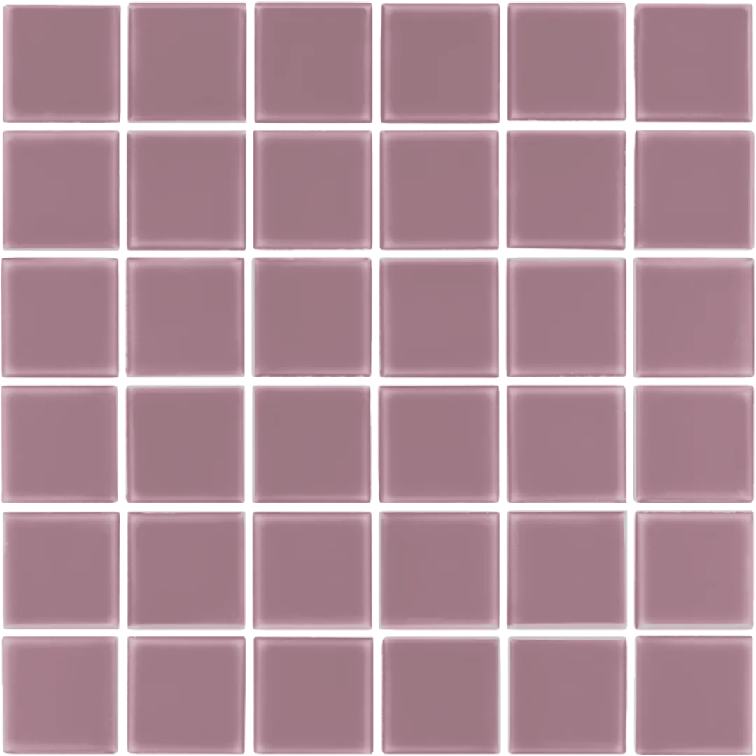 Azulejo 30x30 Mosaico Mate Color Rosa Malva