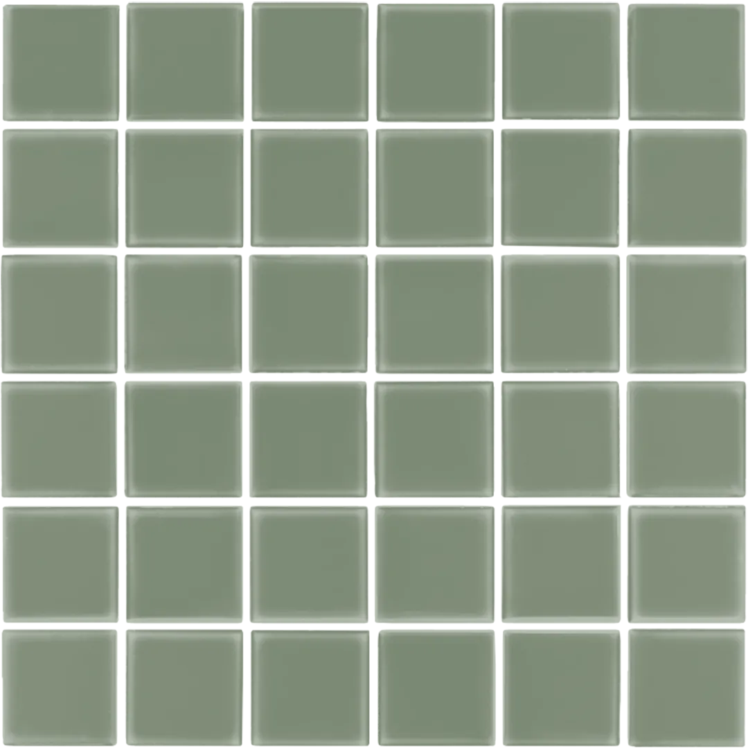 Azulejo 30x30 Mosaico Mate Color Verde Caqui