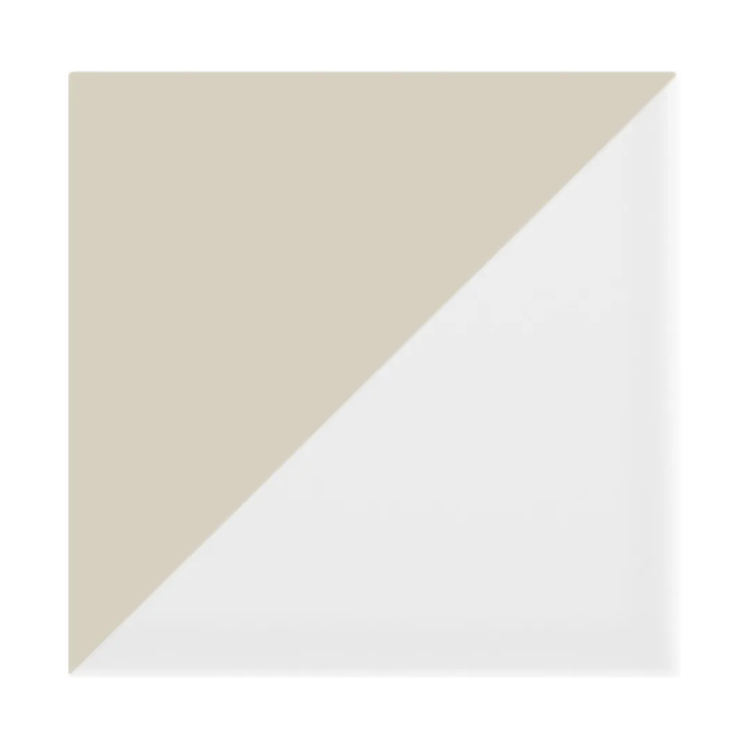 Azulejo Trigone Blanco 10x10 Hueso Mate