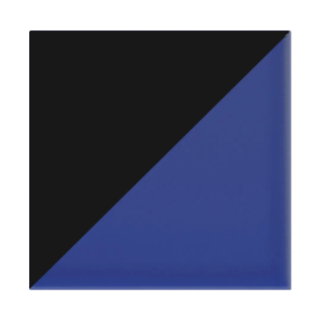 Azulejo Trigone Color 10x10 Azul Oscuro Brillo