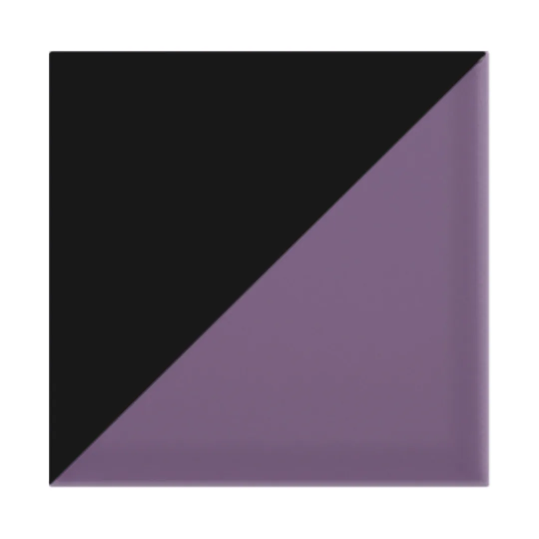 Azulejo Trigone Color 10x10 Lila Brillo