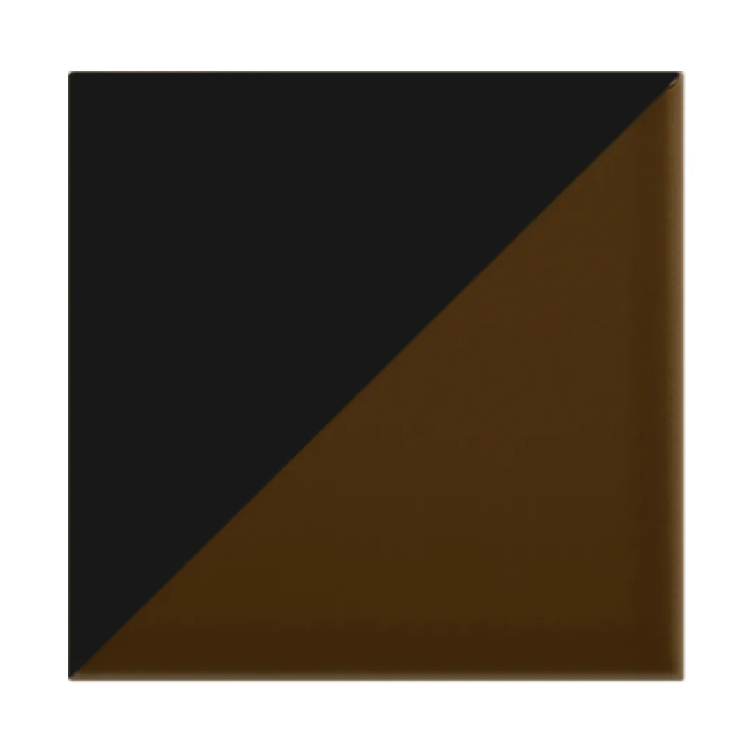 Azulejo Trigone Color 10x10 Marrón Mocca Brillo