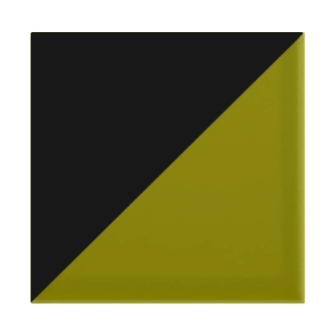Azulejo Trigone Color 10x10 Verde Aguacate Brillo