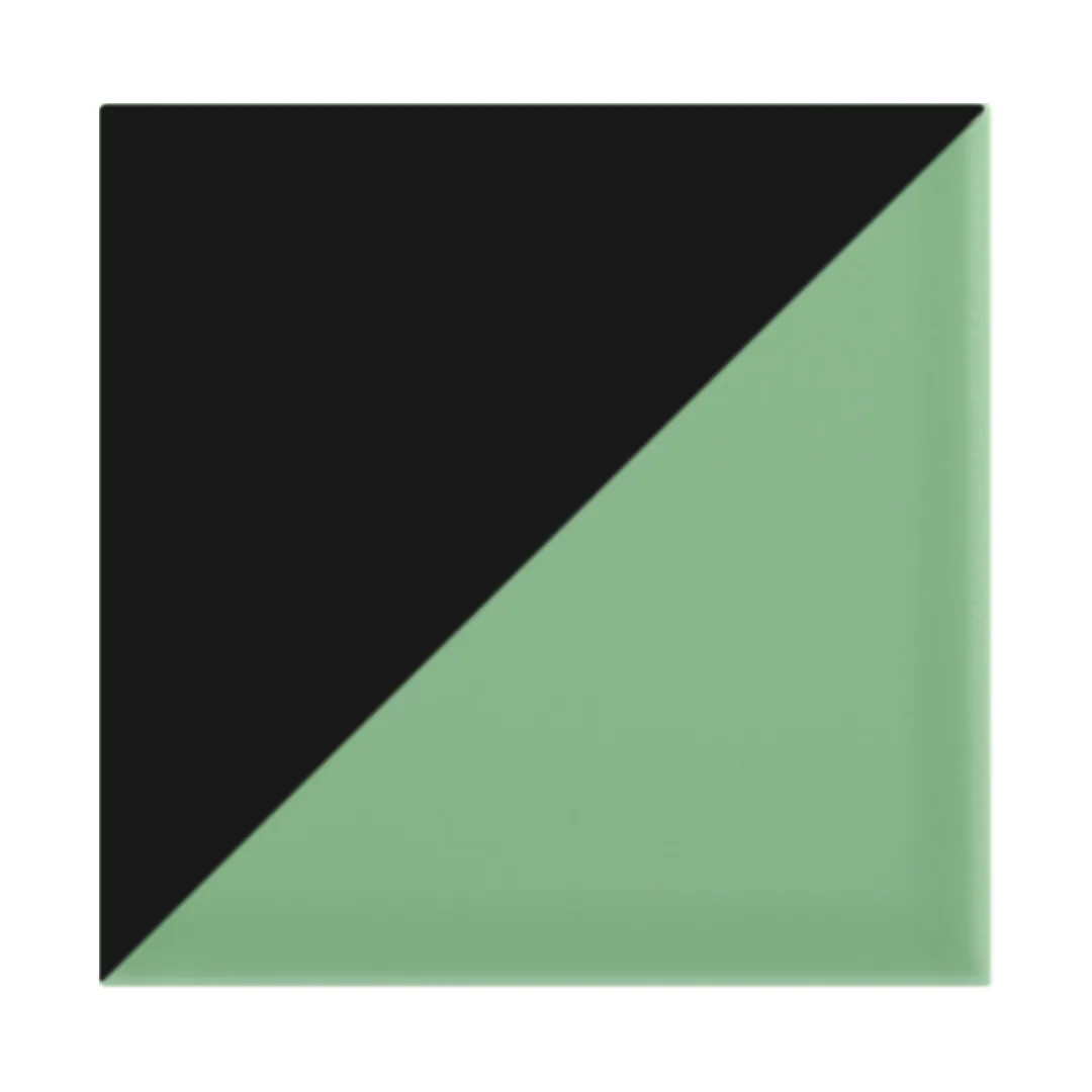 Azulejo Trigone Color 10x10 Verde Claro Brillo