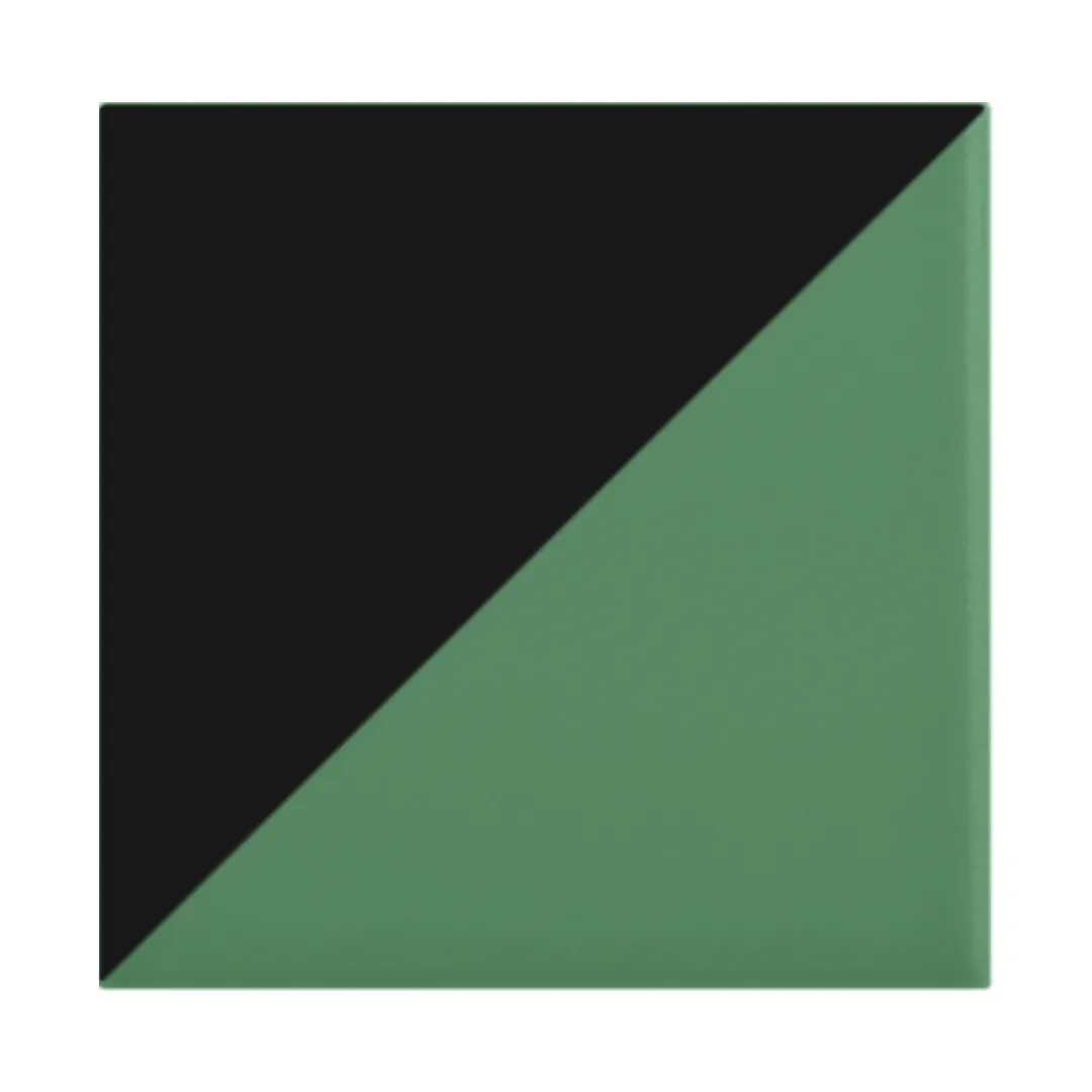 Azulejo Trigone Color 10x10 Verde Mate