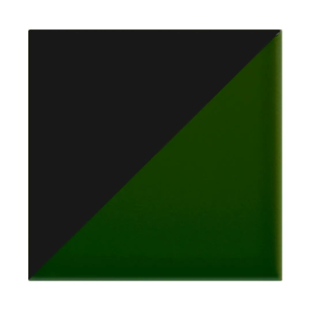 Azulejo Trigone Color 10x10 Verde Victoriano Brillo
