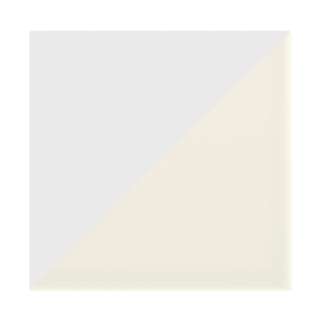 Azulejo Trigone Crema 10x10 Blanco Mate