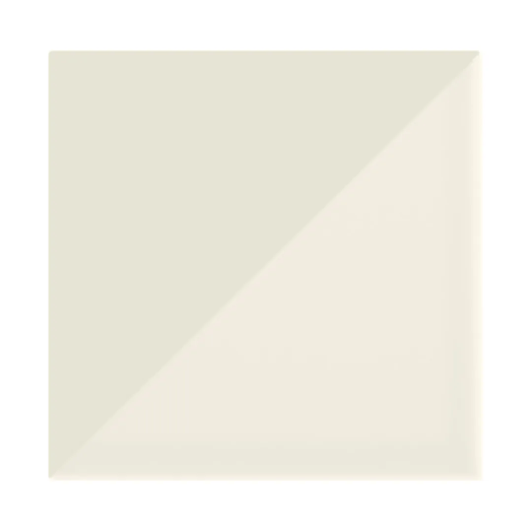 Azulejo Trigone Crema 10x10 Mantequilla Mate