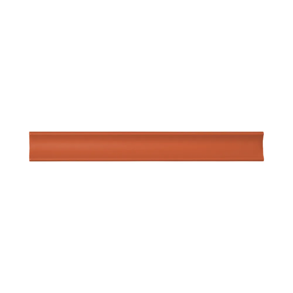Escocia Cerámica 2,5x20 cm Color Naranja Coral Mate (1pza)