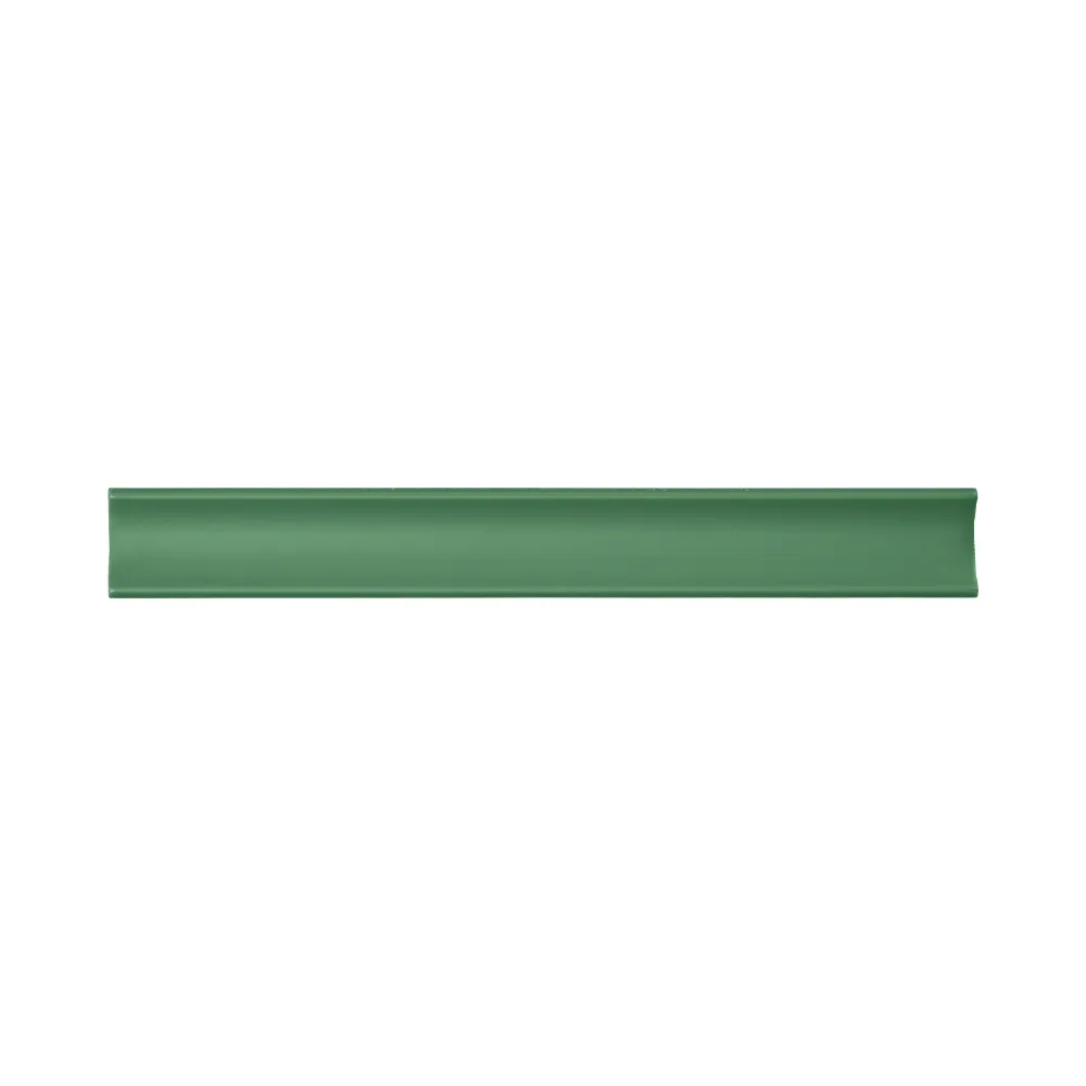 Escocia Cerámica 2,5x20 cm Color Verde Mate (1pza)