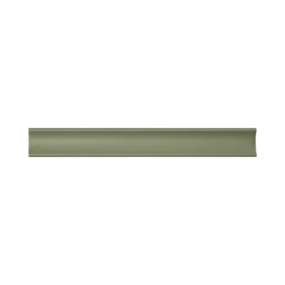 Escocia Cerámica 2,5x20 cm Color Verde Oliva Mate (1pza)