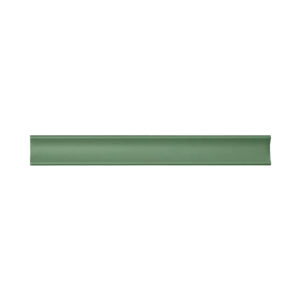 Escocia Cerámica 2,5x20 cm Color Verde Oscuro Brillo (1pza)