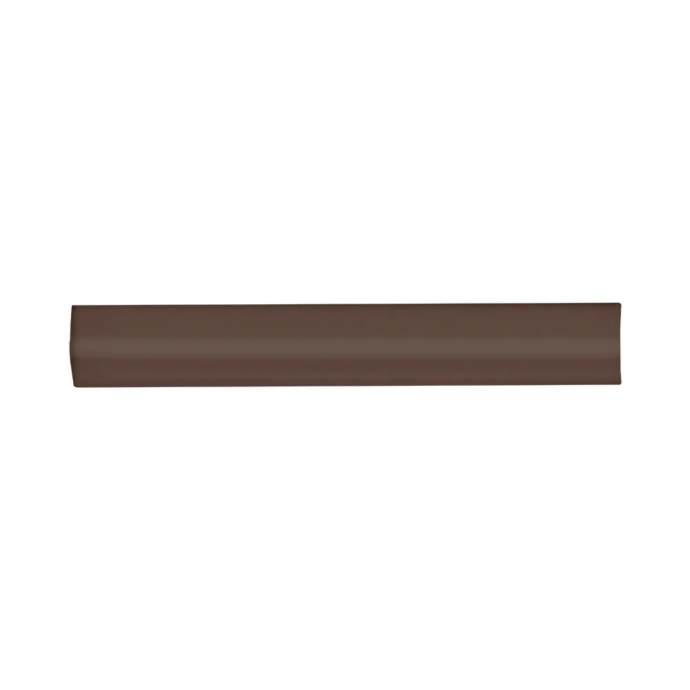 Escuadra Cerámica 3x20 cm Color Marrón Chocolate Mate (1pza)
