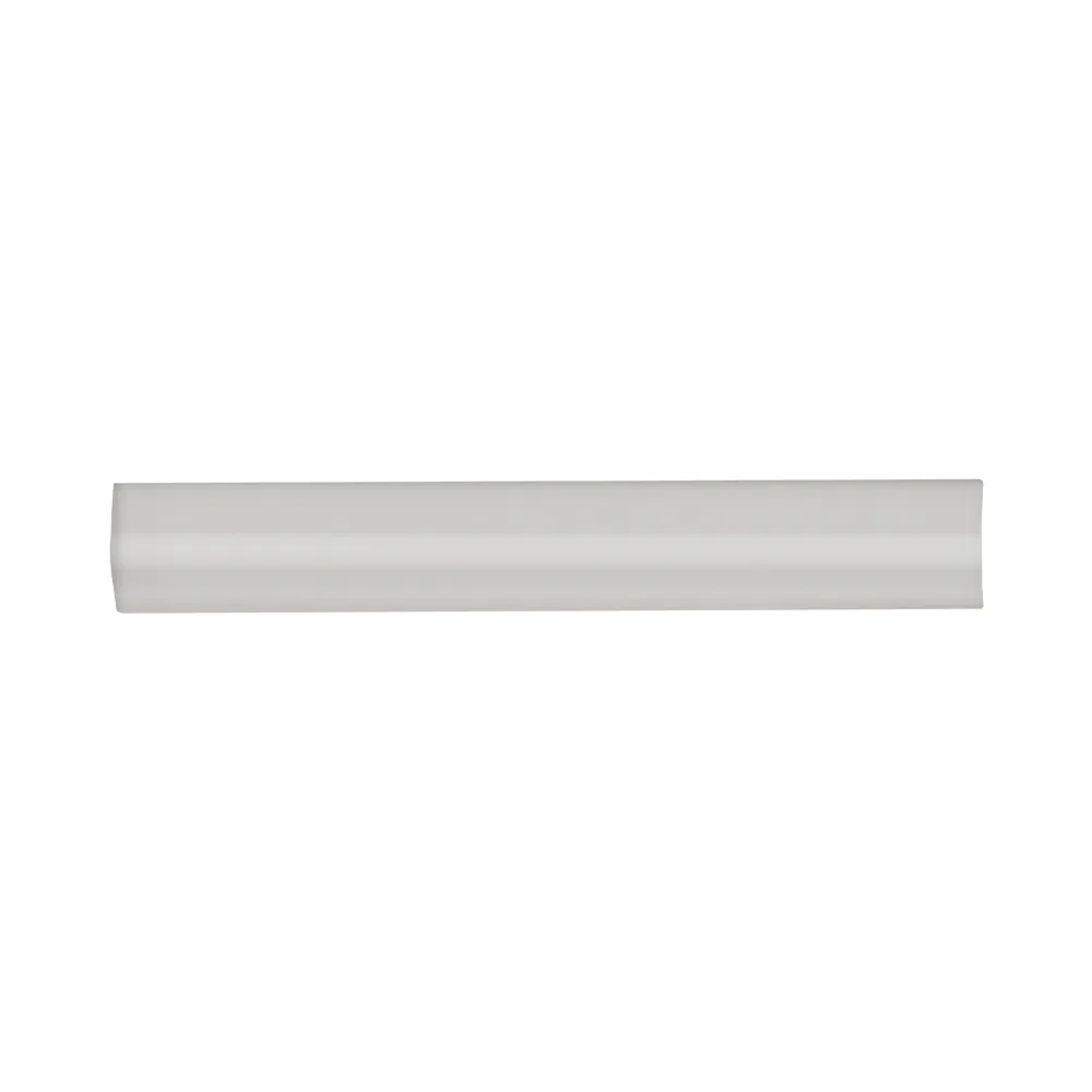 Escuadra Cerámica 3x20 cm Color Gris Ceniza Mate (1pza)