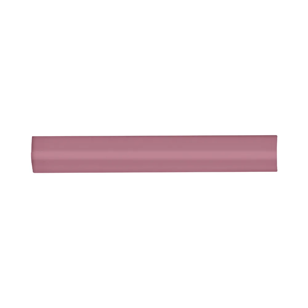 Escuadra Cerámica 3x20 cm Color Rosa Malva Mate (1pza)