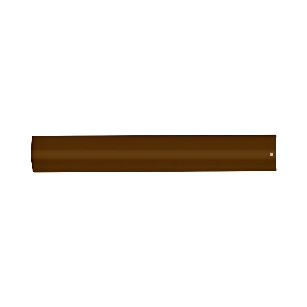 Escuadra Cerámica 3x20 cm Color Marrón Mocca Brillo (1pza)