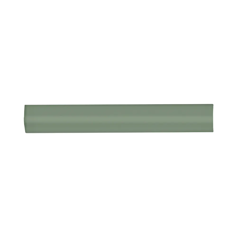 Escuadra Cerámica 3x20 cm Color Verde Caqui Mate (1pza)