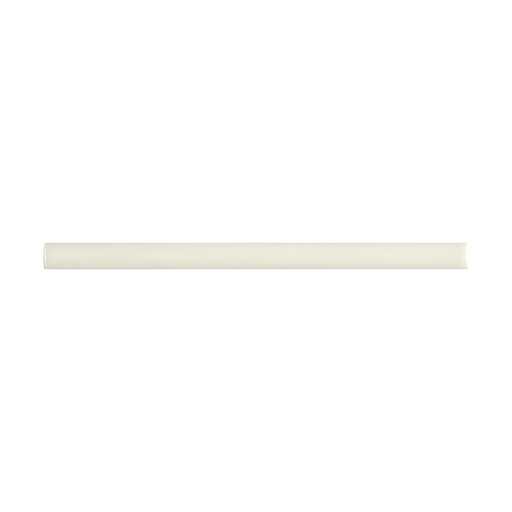 Listelo Cerámico 1x20 cm Color Mantequilla Mate (1pza)