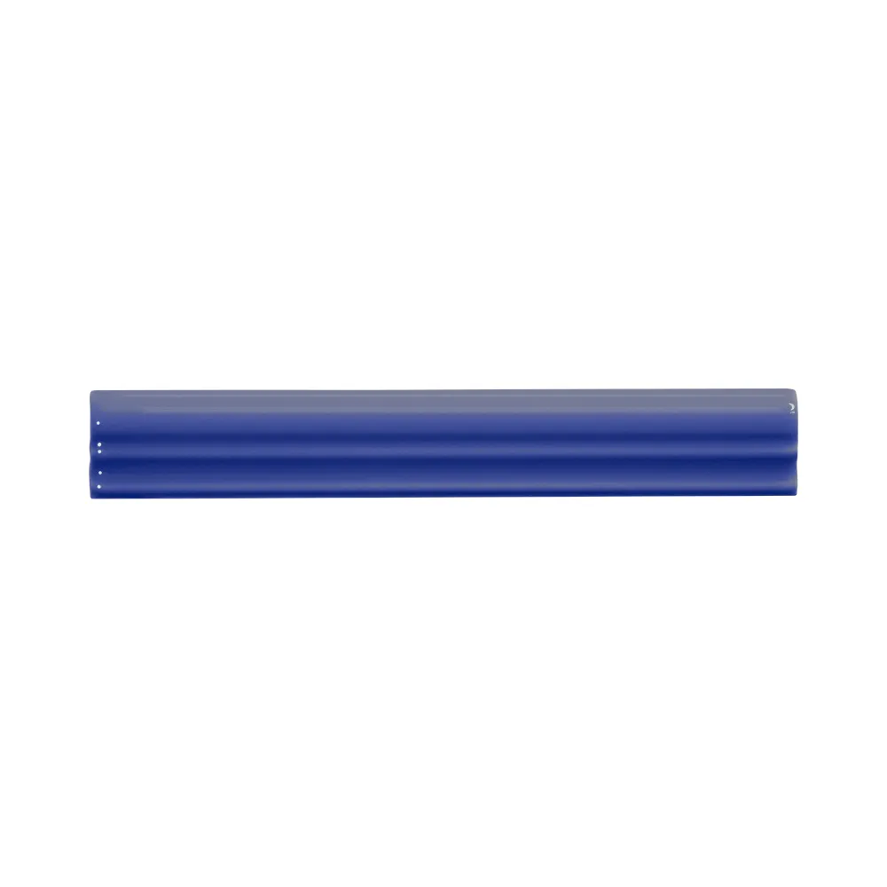 Moldura Cerámica 3x20 cm Color Azul Oscuro Brillo (1pza)