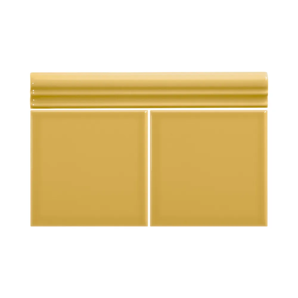 Colocación de Moldura Cerámica 3x20 cm Color Beige Brillo entre azulejos