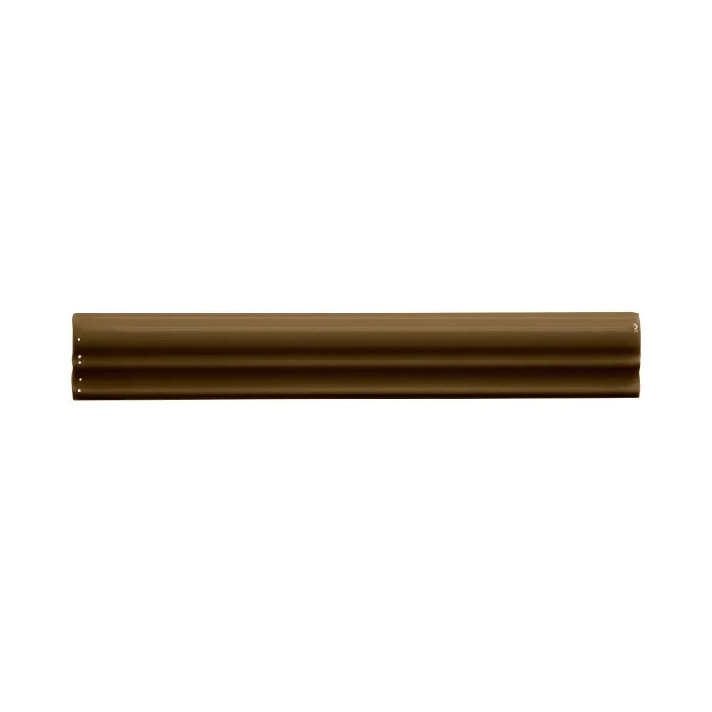Moldura Cerámica 3x20 cm Color Marrón Mocca Brillo (1pza)