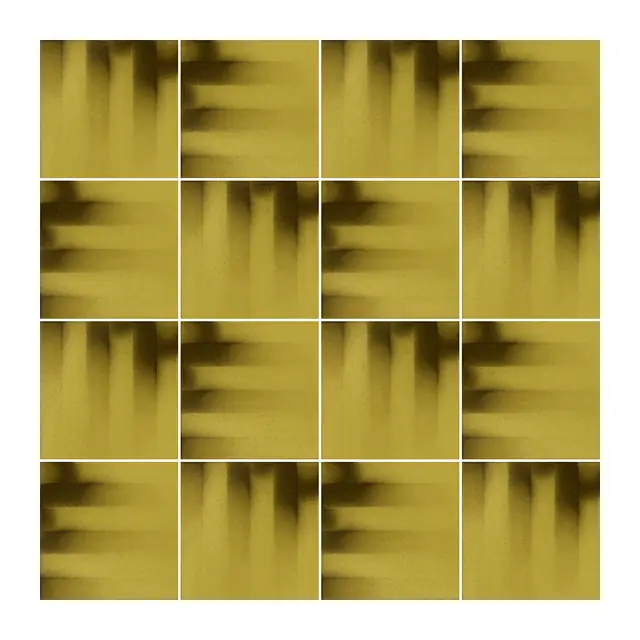 Ejemplo 4 de colocación de Azulejo Fumé 10x10 Arena Brillo