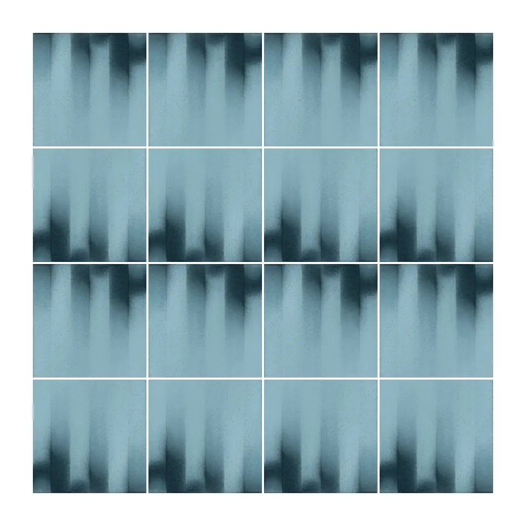 Azulejo Fumé 10x10 Azul Bebé Brillo