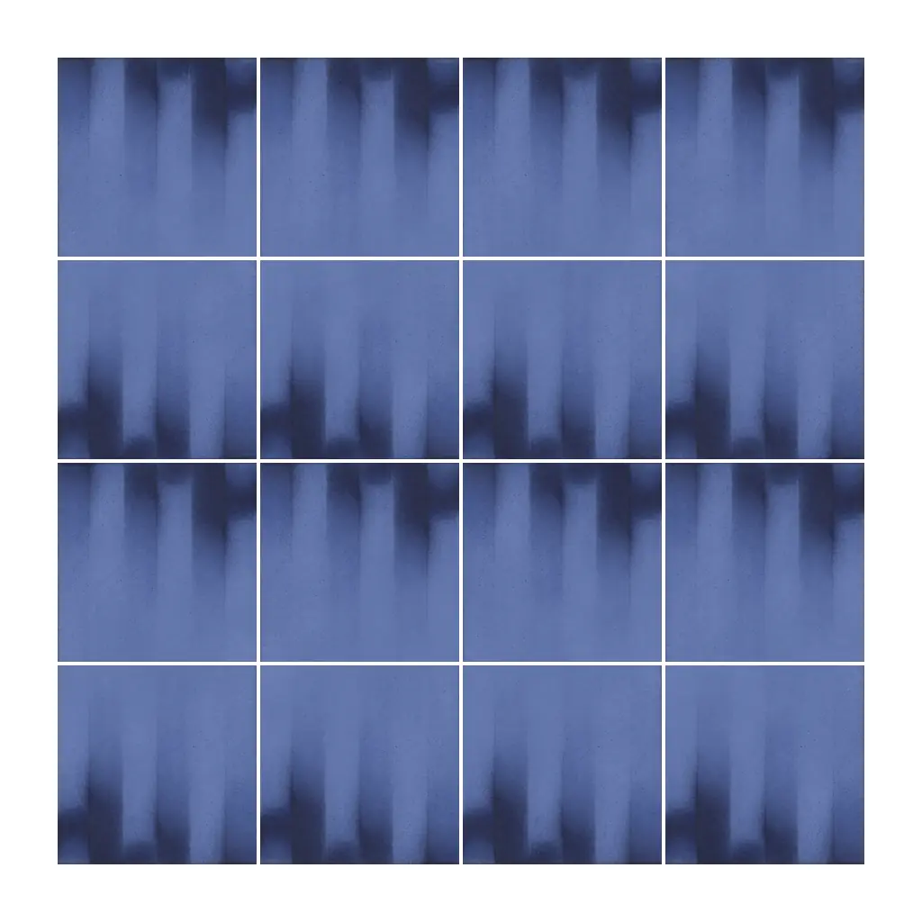 Azulejo Fumé 10x10 Azul Marino Mate
