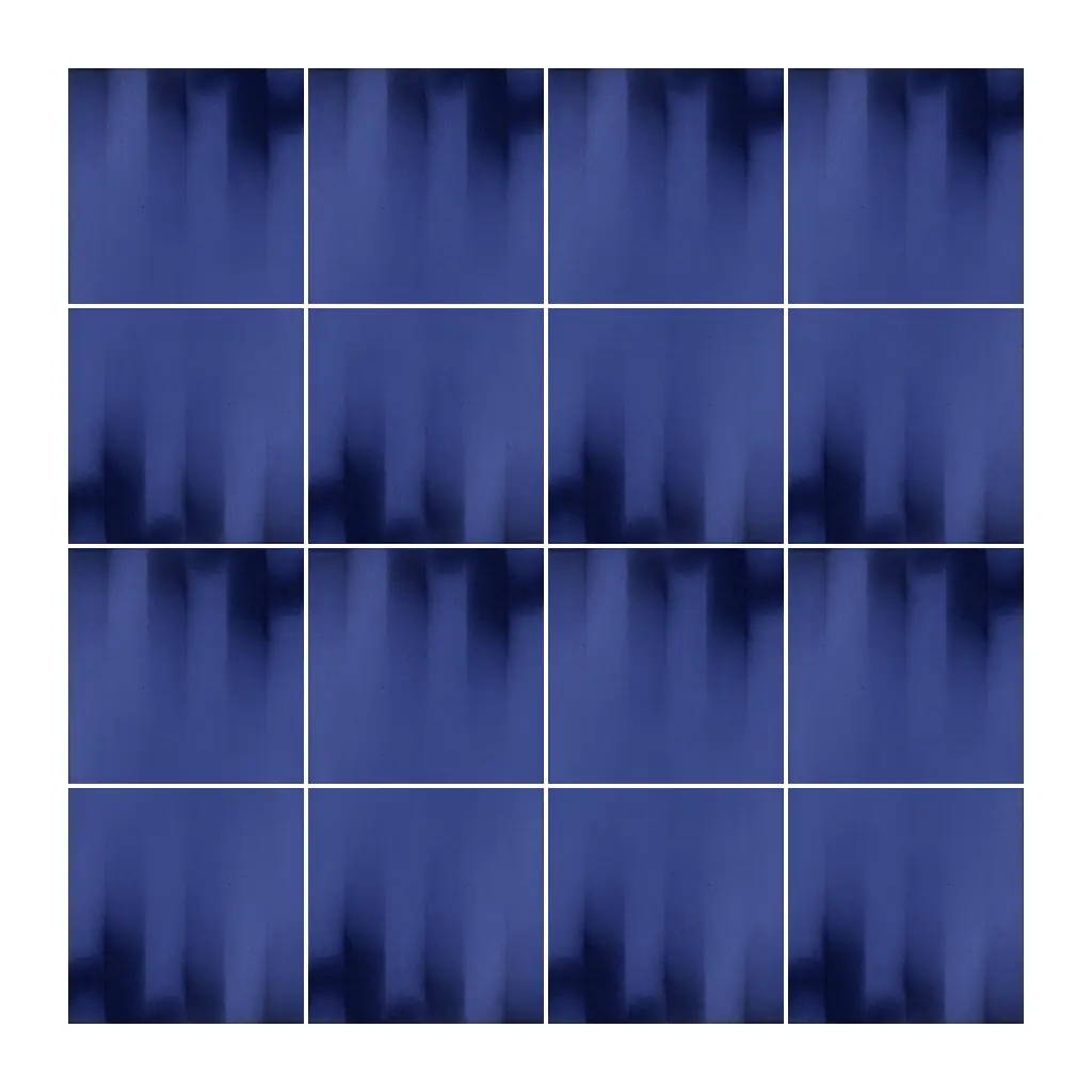 Azulejo Fumé 10x10 Azul Oscuro Brillo