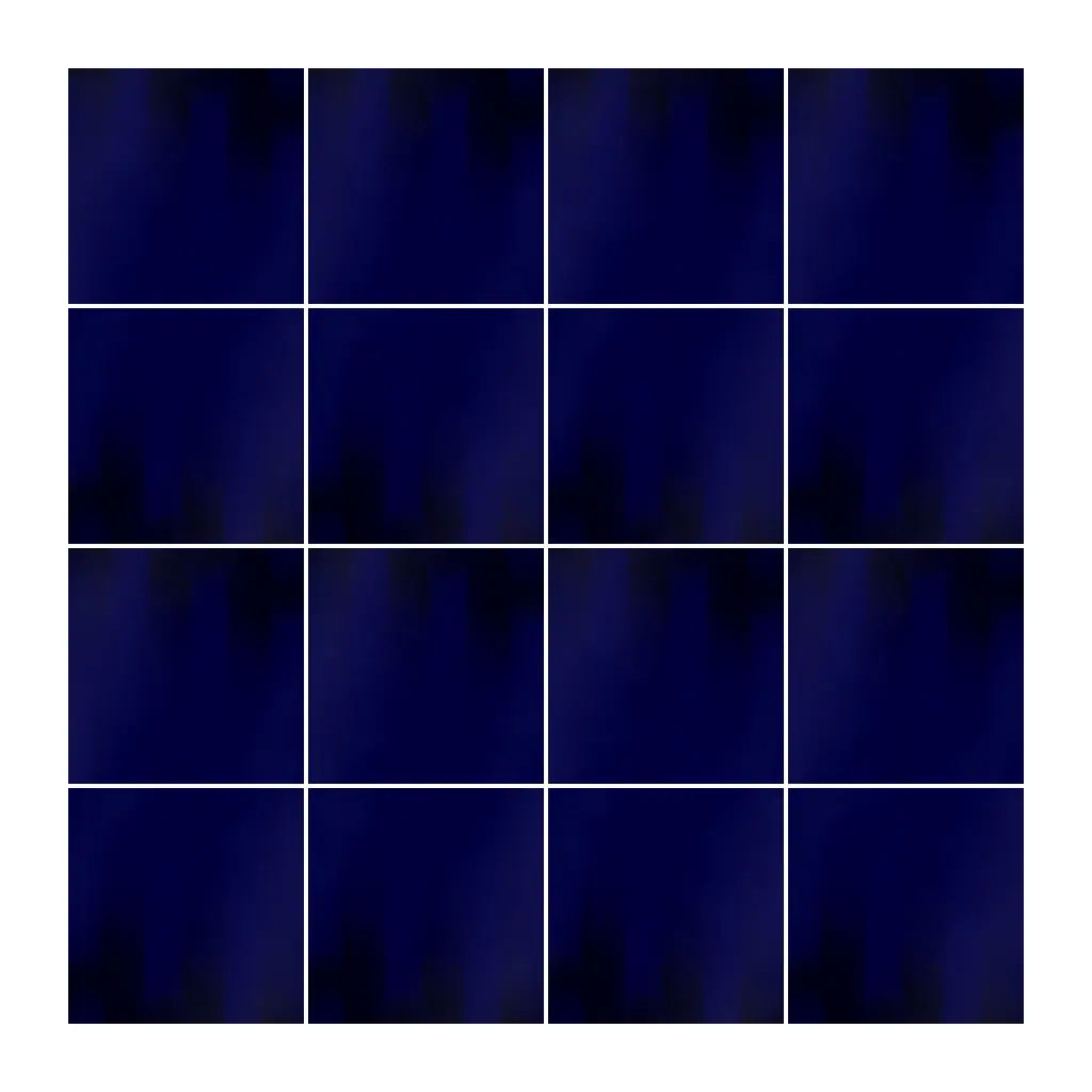 Azulejo Fumé 10x10 Azul Victoriano Brillo