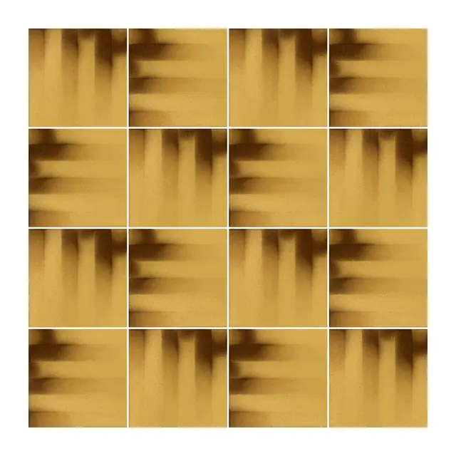 Ejemplo 4 de colocación de Azulejo Fumé 10x10 Beige Brillo