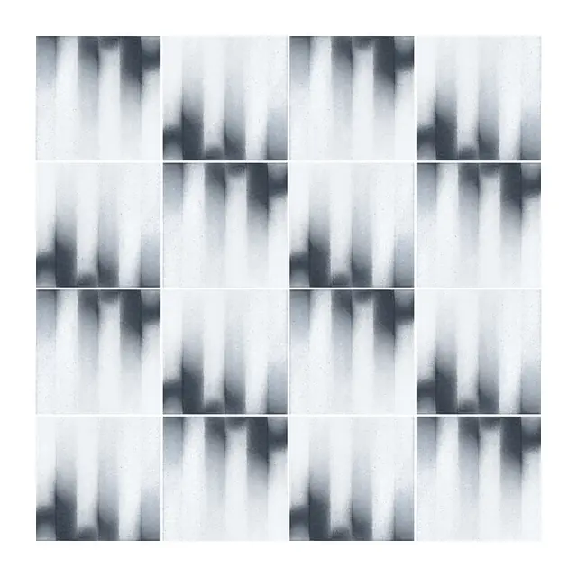 Ejemplo 2 de colocación de Azulejo Fumé 10x10 Blanco Brillo