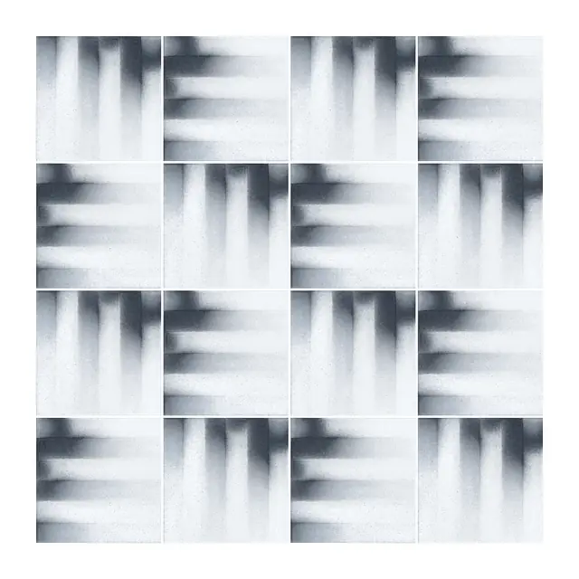 Ejemplo 4 de colocación de Azulejo Fumé 10x10 Blanco Brillo