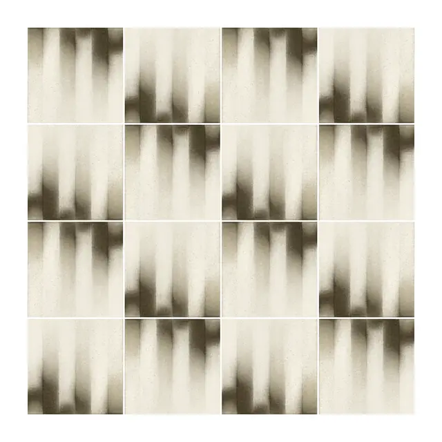 Ejemplo 2 de colocación de Azulejo Fumé 10x10 Crema Brillo