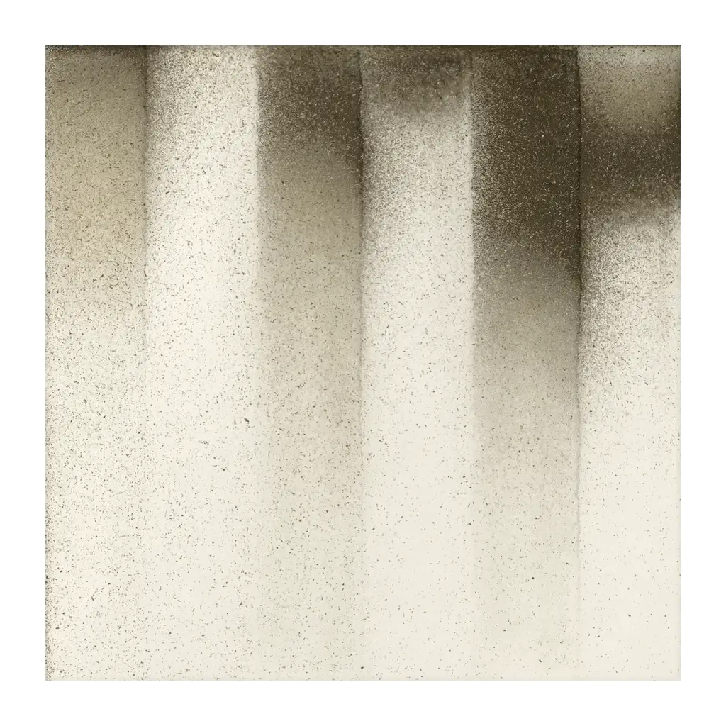 Azulejo Fumé 10x10 Crema Brillo, pieza suelta con el degradado