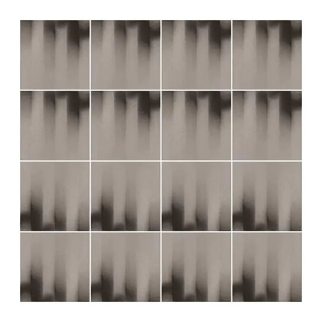 Ejemplo 1 de colocación de Azulejo Fumé 10x10 Gris Claro Brillo