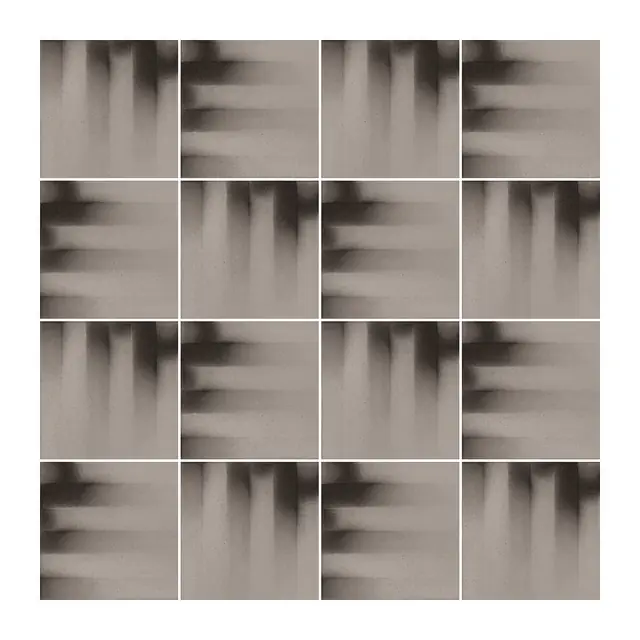 Ejemplo 4 de colocación de Azulejo Fumé 10x10 Gris Claro Brillo
