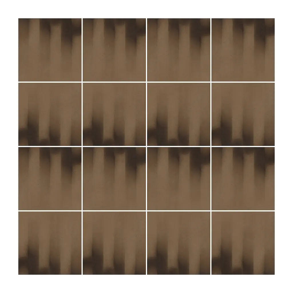 Azulejo Fumé 10x10 Marrón Caramelo Mate